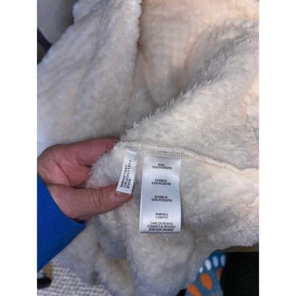 NWT $69.50 Calvin Klein Women’s XL Soft White Soft Pull Over Front Zip Sweater - Picture 11 of 12